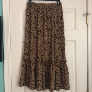 Shein,small leopard print skirt
